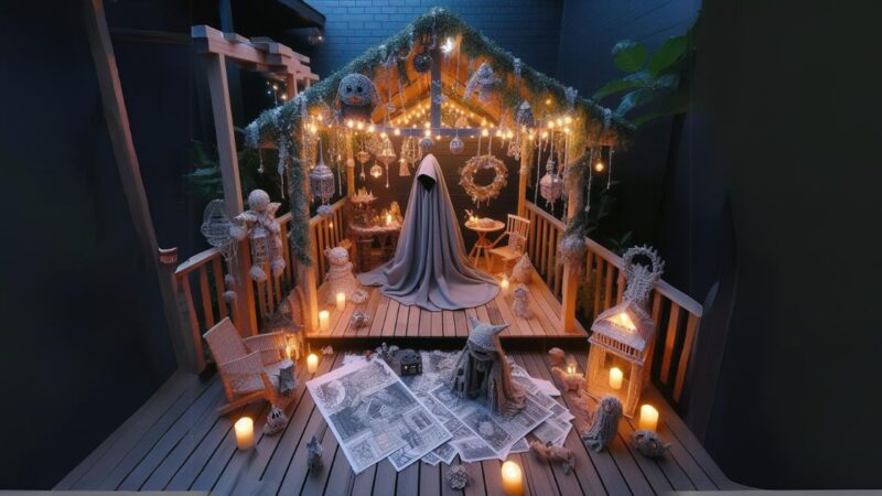 Night Cloaked Deck: Unveiling the Beauty of Outdoor Living